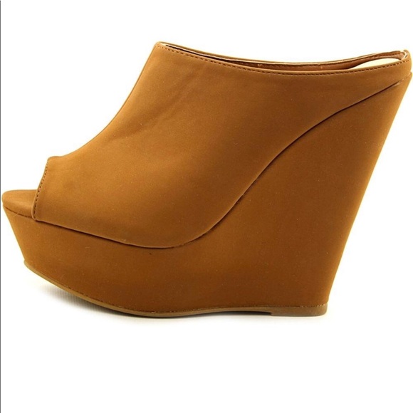 Dollhouse Booth Open Toe Wedge Sandals size 6.5 - Picture 4 of 5